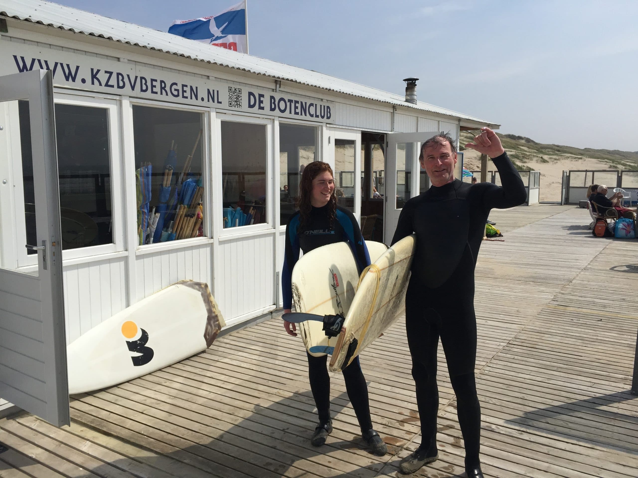 Golf- & windsurfen bij Botenclub Bergen