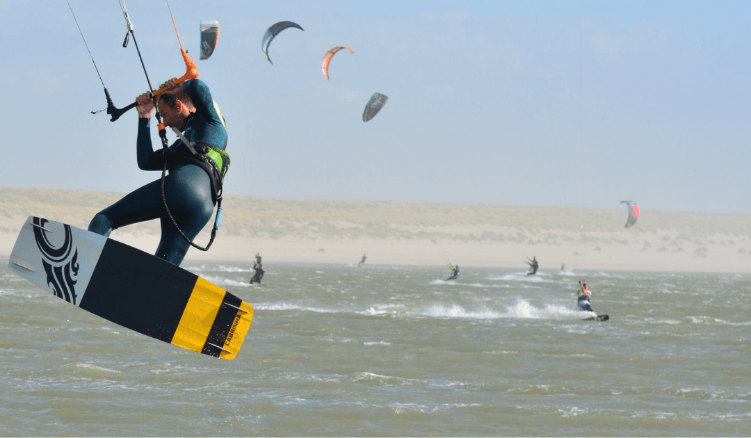 Kitesurfen bij Botenclub Bergen