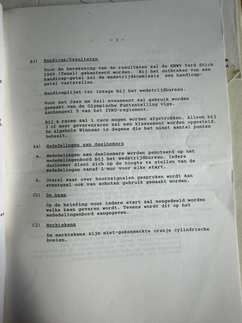 Clubarchief · 059.01, vermoedelijk 1989