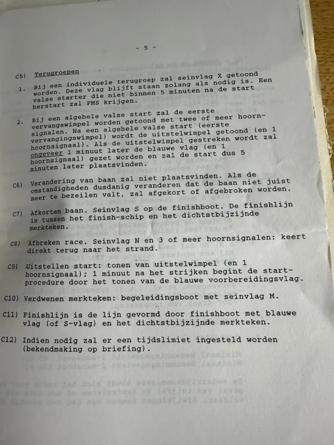 Clubarchief · 061.01, vermoedelijk 1989