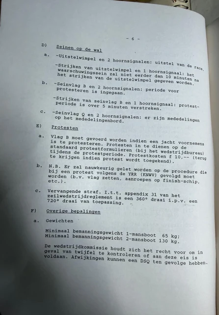 Clubarchief · 062.01, vermoedelijk 1989